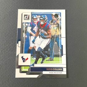 Nico Collins: Houston Texans, Wide Receiver 2022 Panini Donruss Football #40